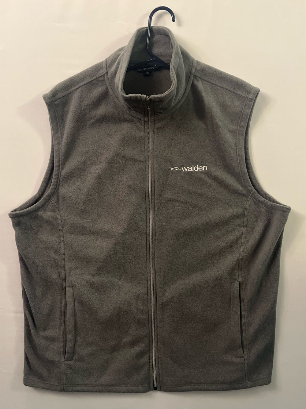 Light Gray Fleece Full-Zip Jacket
